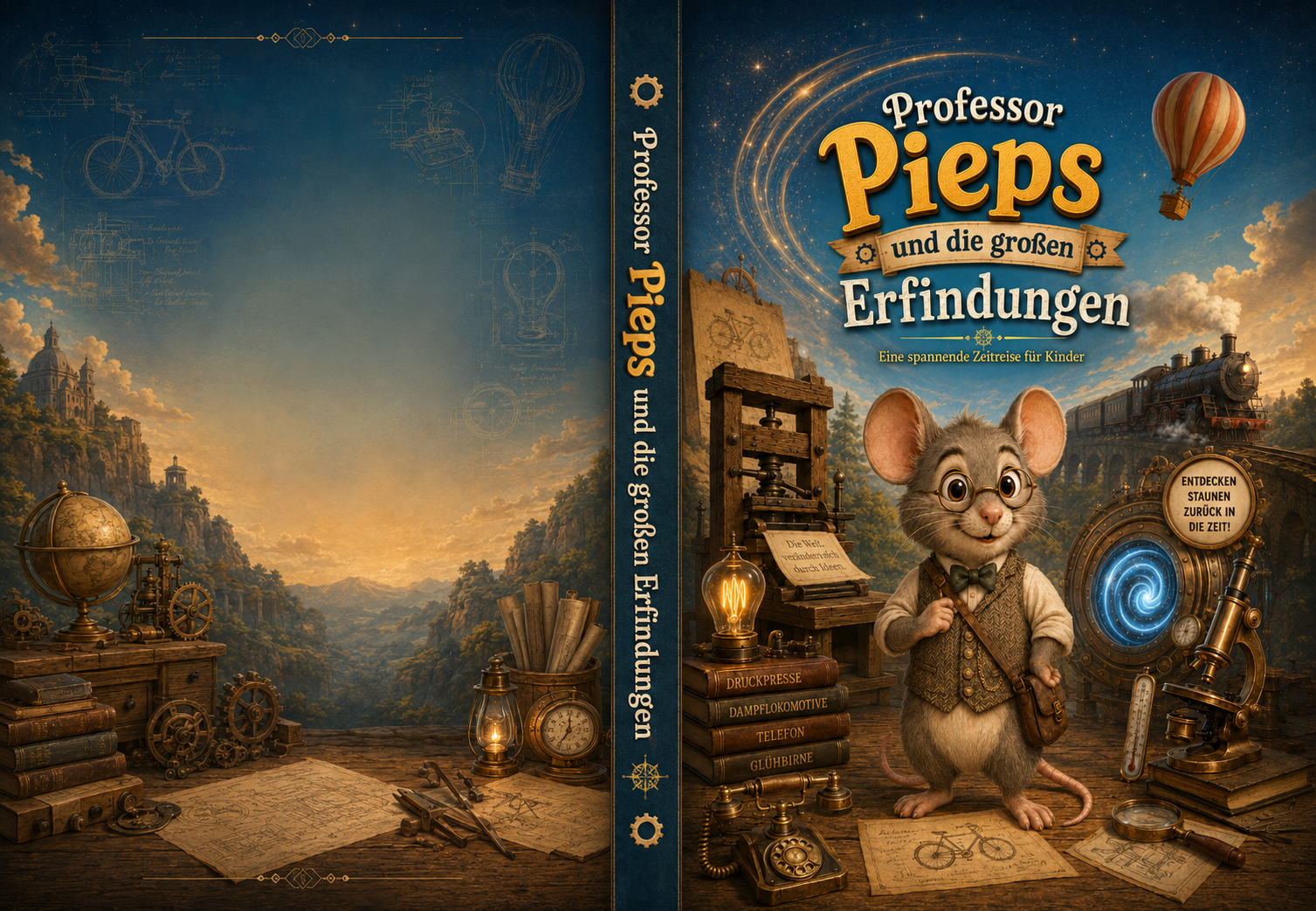 Professor Pieps – Zeitreisemaus mit über 60 Erfindungen: Eine spannende Zeitreise zu Rad, Schrift, Buchdruck und Internet Professor Pieps – Zeitreisemaus mit über 60 Erfindungen: Eine spannende Zeitreise zu Rad, Schrift, Buchdruck und Internet