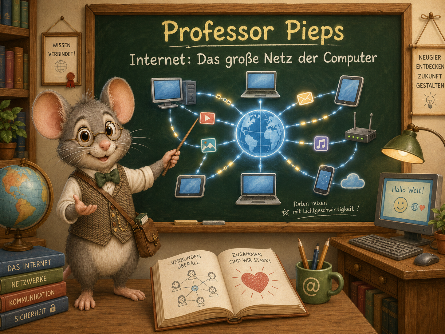 Professor Pieps - Internet: Das große Netz der Computer Professor Pieps - Internet: Das große Netz der Computer