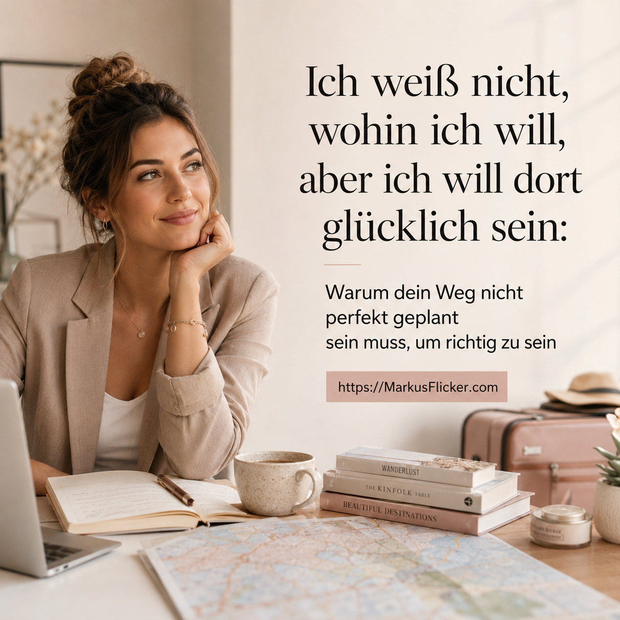 Du betrachtest gerade Ich weiß nicht, wohin ich will, aber ich will dort glücklich sein: Warum dein Weg nicht perfekt geplant sein muss, um richtig zu sein