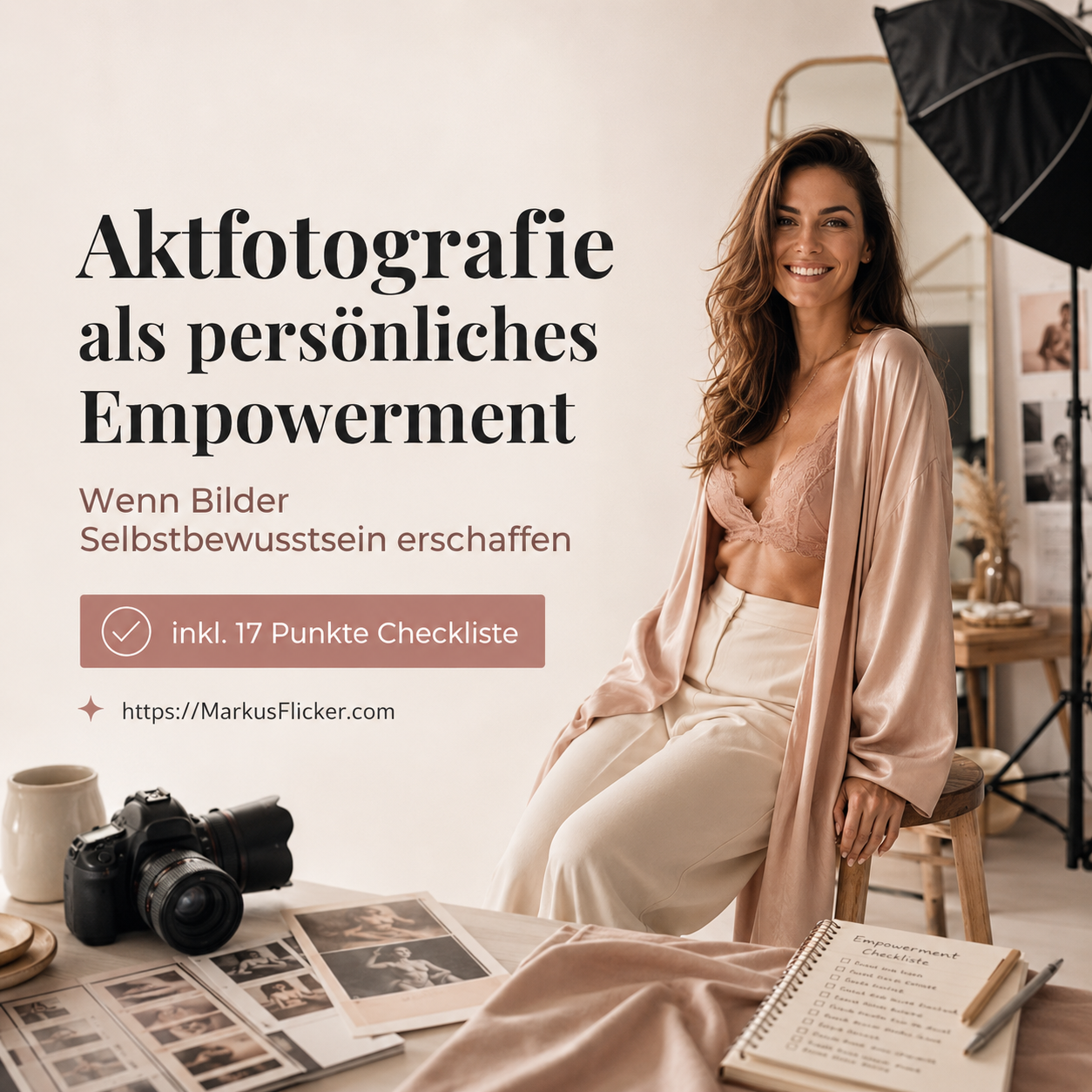Aktfotografie als persönliches Empowerment – Wenn Bilder Selbstbewusstsein erschaffen inkl. 17 Punkte Checkliste
