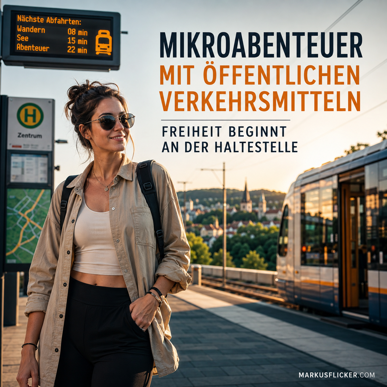 Mikroabenteuer mit öffentlichen Verkehrsmitteln – Freiheit beginnt an der Haltestelle Mikroabenteuer mit öffentlichen Verkehrsmitteln – Freiheit beginnt an der Haltestelle