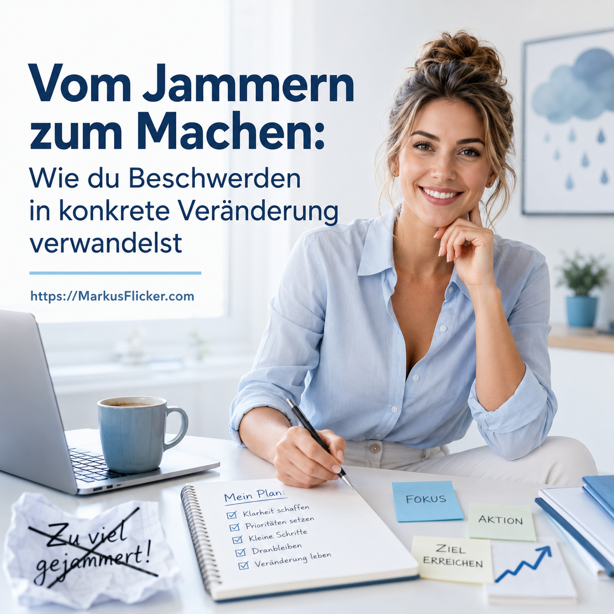Mehr über den Artikel erfahren Vom Jammern zum Machen: Wie du Beschwerden in konkrete Veränderung verwandelst