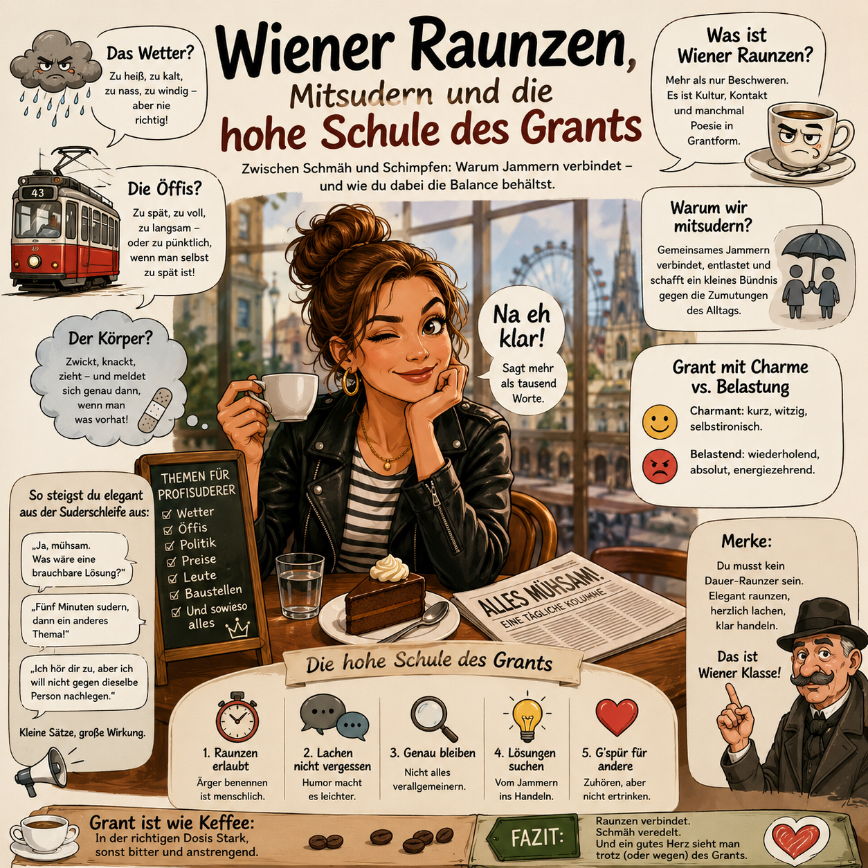 Wiener Raunzen, Mitsudern und die hohe Schule des Grants Wiener Raunzen, Mitsudern und die hohe Schule des Grants