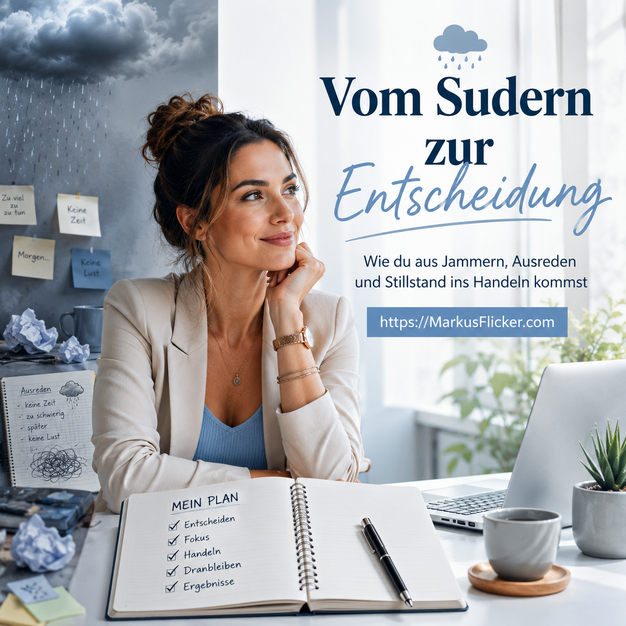 Mehr über den Artikel erfahren Vom Sudern zur Entscheidung: Wie du aus Jammern, Ausreden und Stillstand ins Handeln kommst