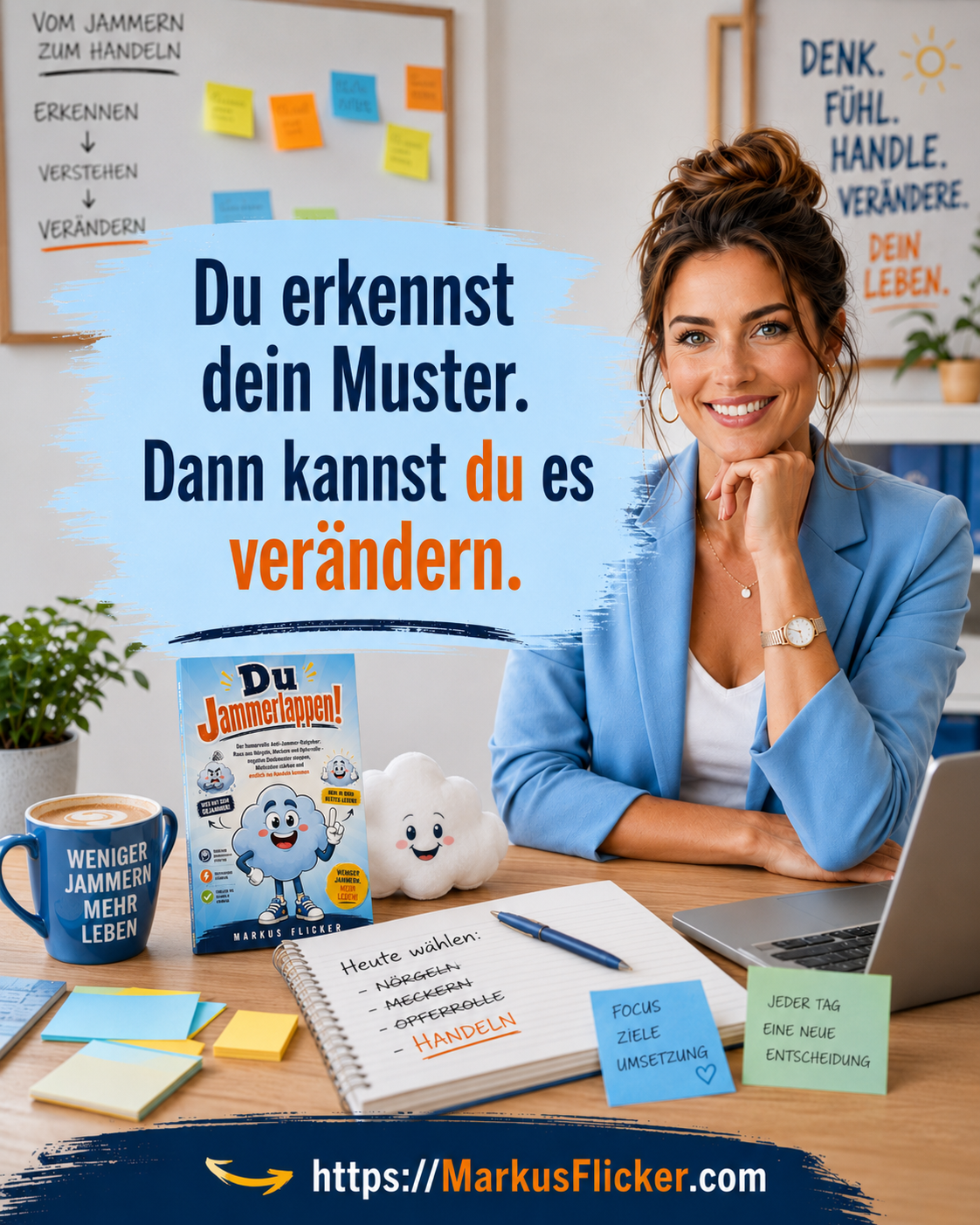 Du Jammerlappen! Der humorvolle Anti-Jammer-Ratgeber: Raus aus Nörgeln, Meckern und Opferrolle – negative Denkmuster stoppen, Motivation stärken und endlich ins Handeln kommen Du Jammerlappen! Der humorvolle Anti-Jammer-Ratgeber: Raus aus Nörgeln, Meckern und Opferrolle – negative Denkmuster stoppen, Motivation stärken und endlich ins Handeln kommen