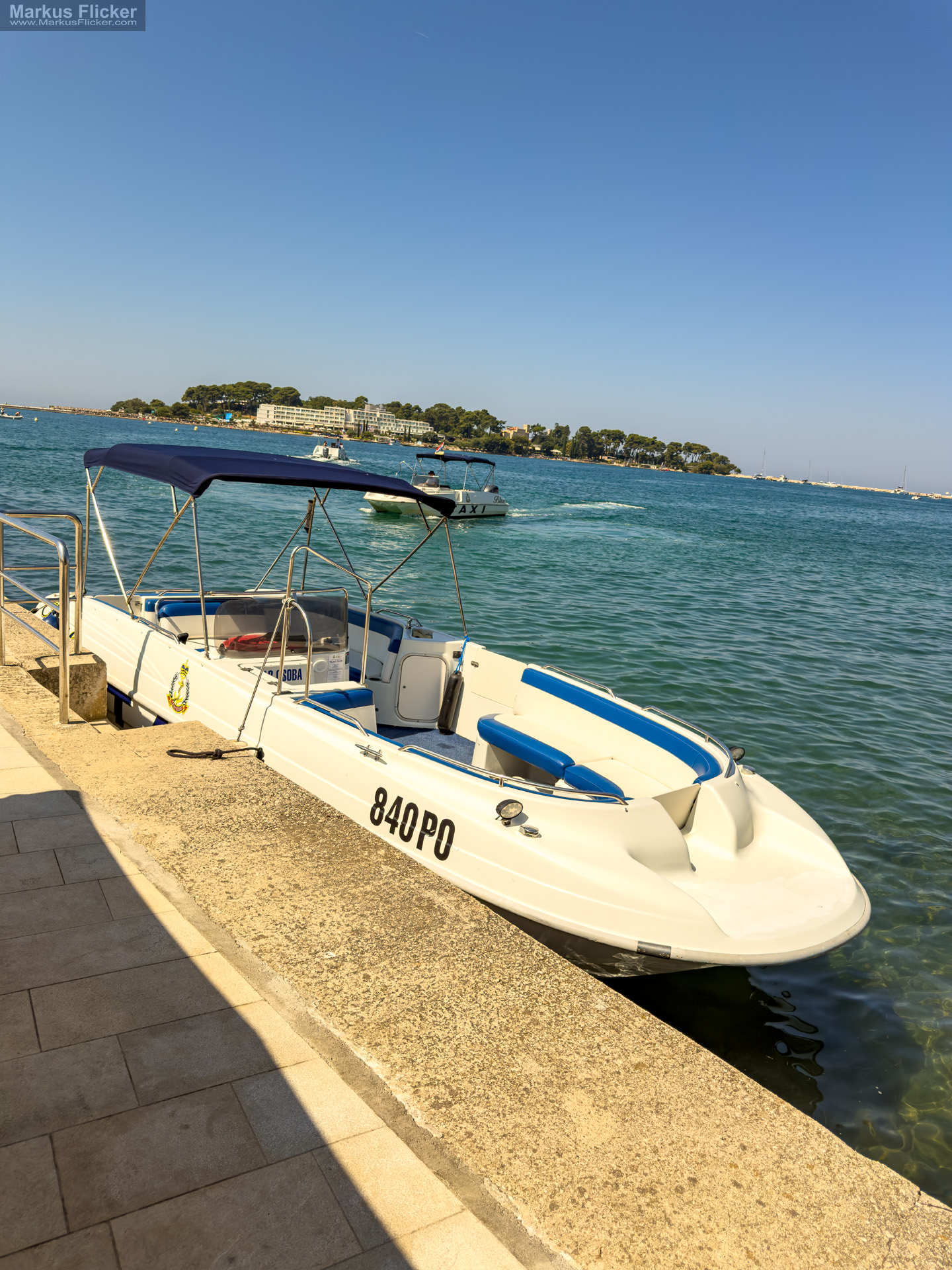 Blue Taxi Boat Poreč Kroatien – Küste, Meer und Altstadt vom Wasser erleben Blue Taxi Boat Poreč Kroatien – Küste, Meer und Altstadt vom Wasser erleben