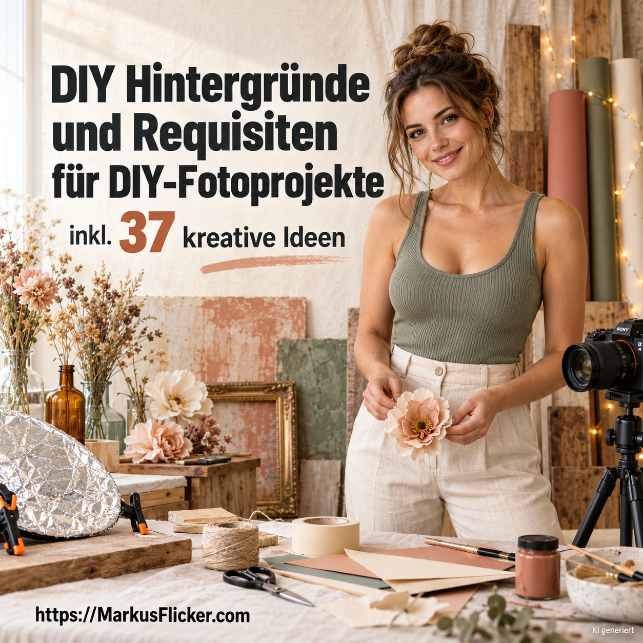 DIY Hintergründe und Requisiten für DIY-Fotoprojekte inkl. 37 kreative Ideen