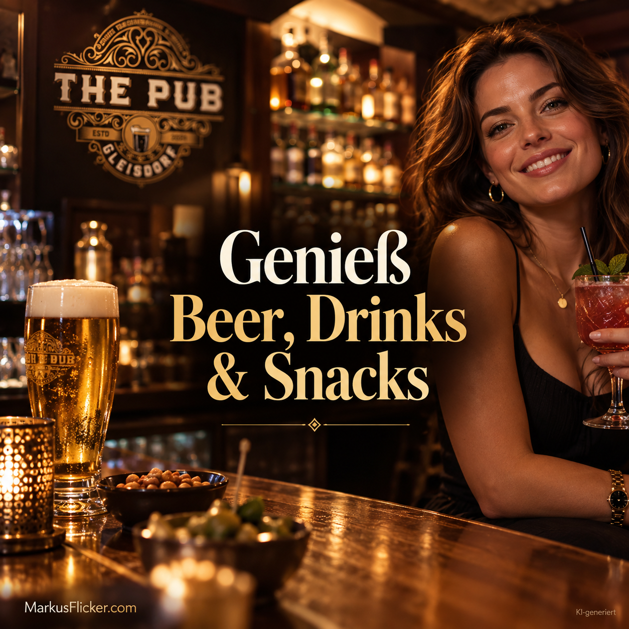 The Pub Gleisdorf - Social Media Manager und Content Creator The Pub Gleisdorf: Beer, Drinks, Snacks und Events mit Social Media sichtbar machen – Markus Flicker als Social Media Manager und Content Creator