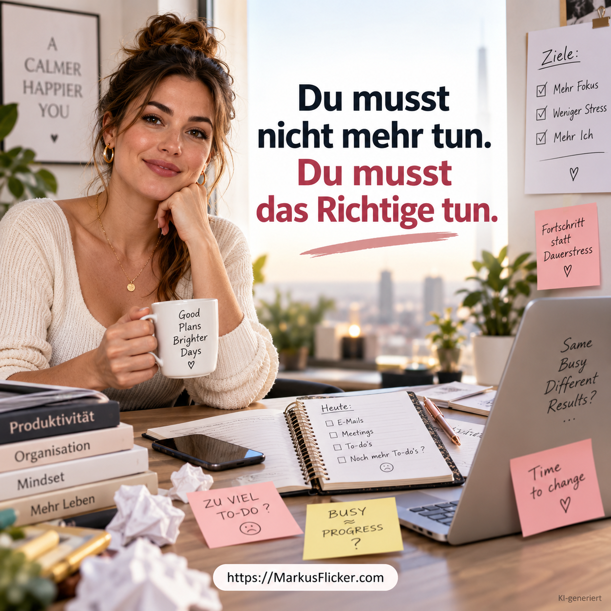 Warum Beschäftigtsein kein Fortschritt ist und wie du dich effektiv organisierst Warum Beschäftigtsein kein Fortschritt ist und wie du dich effektiv organisierst