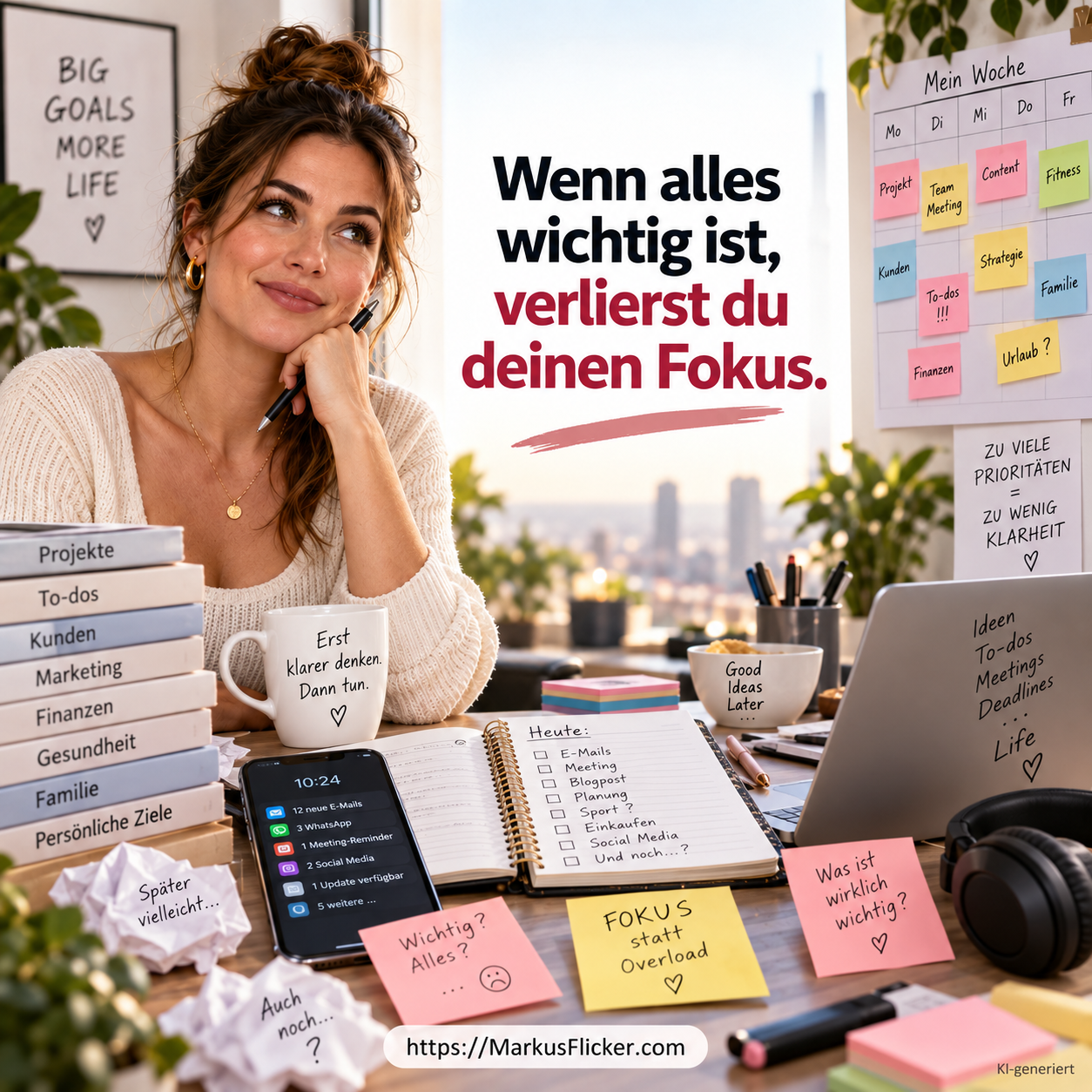 Warum Beschäftigtsein kein Fortschritt ist und wie du dich effektiv organisierst Warum Beschäftigtsein kein Fortschritt ist und wie du dich effektiv organisierst