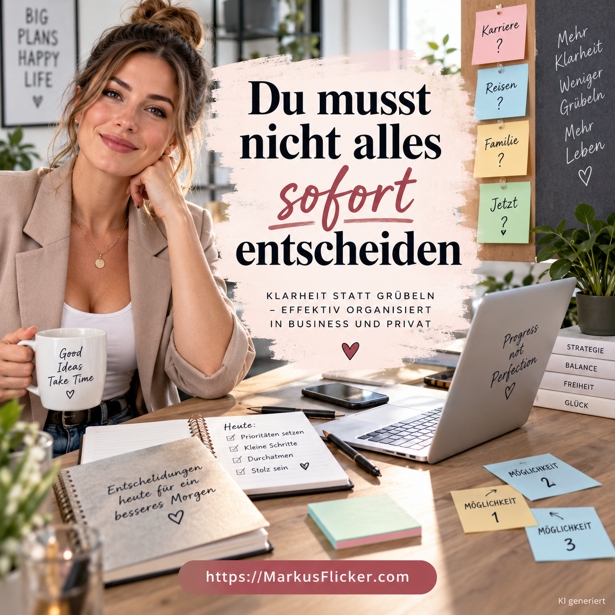 Entscheidungsstress reduzieren: Klarheit statt Grübeln – effektiv organisiert in Business und Privat Entscheidungsstress reduzieren: Klarheit statt Grübeln – effektiv organisiert in Business und Privat