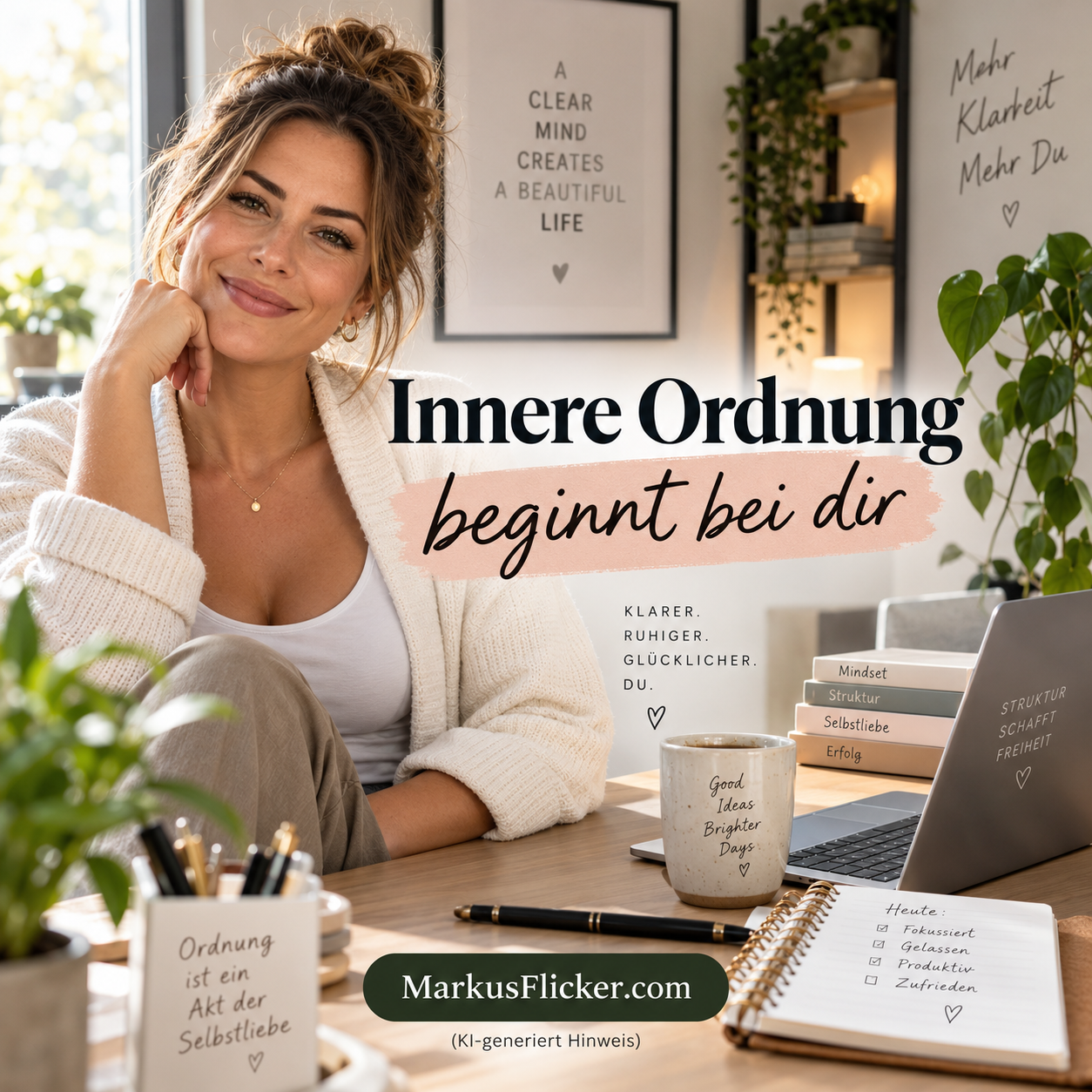 Innere Ordnung als Basis für äußere Struktur – Wie du dich im Business und privat effektiv organisierst