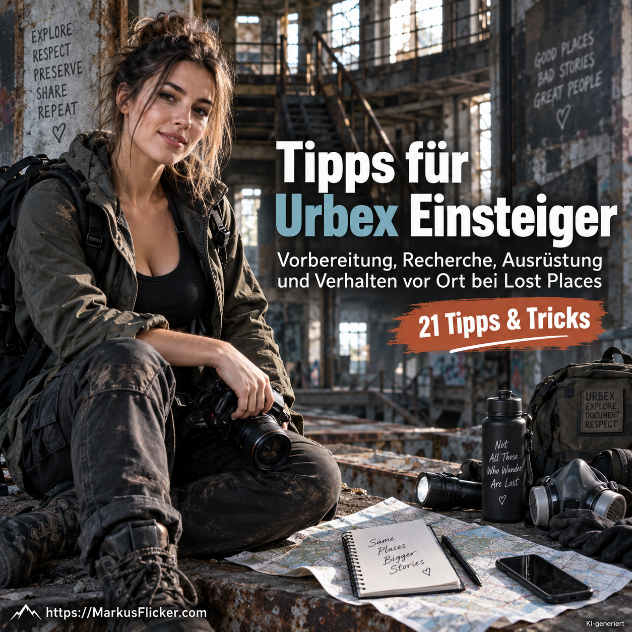 Tipps für Urbex Einsteiger: Vorbereitung, Recherche, Ausrüstung und Verhalten vor Ort bei Lost Places inkl. 21 Tipps und Tricks Tipps für Urbex Einsteiger: Vorbereitung, Recherche, Ausrüstung und Verhalten vor Ort bei Lost Places inkl. 21 Tipps und Tricks