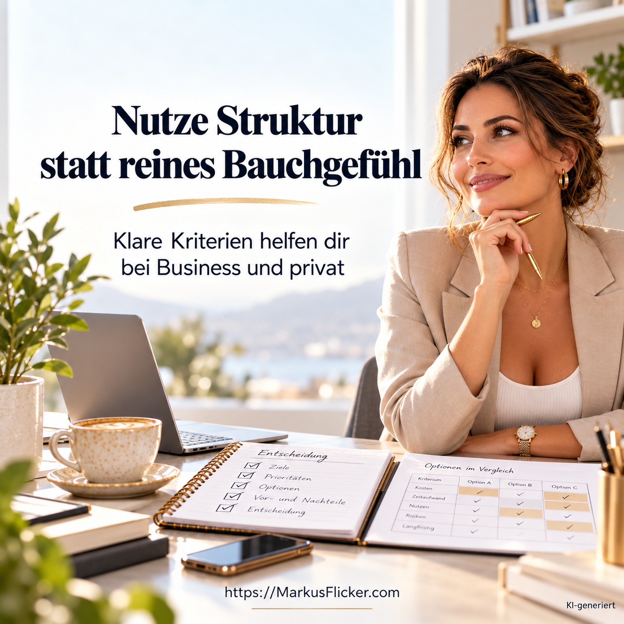 Wie du Entscheidungen triffst, die auch morgen noch tragen. Effektiv organisiert in Business und privat Wie du Entscheidungen triffst, die auch morgen noch tragen. Effektiv organisiert in Business und privat