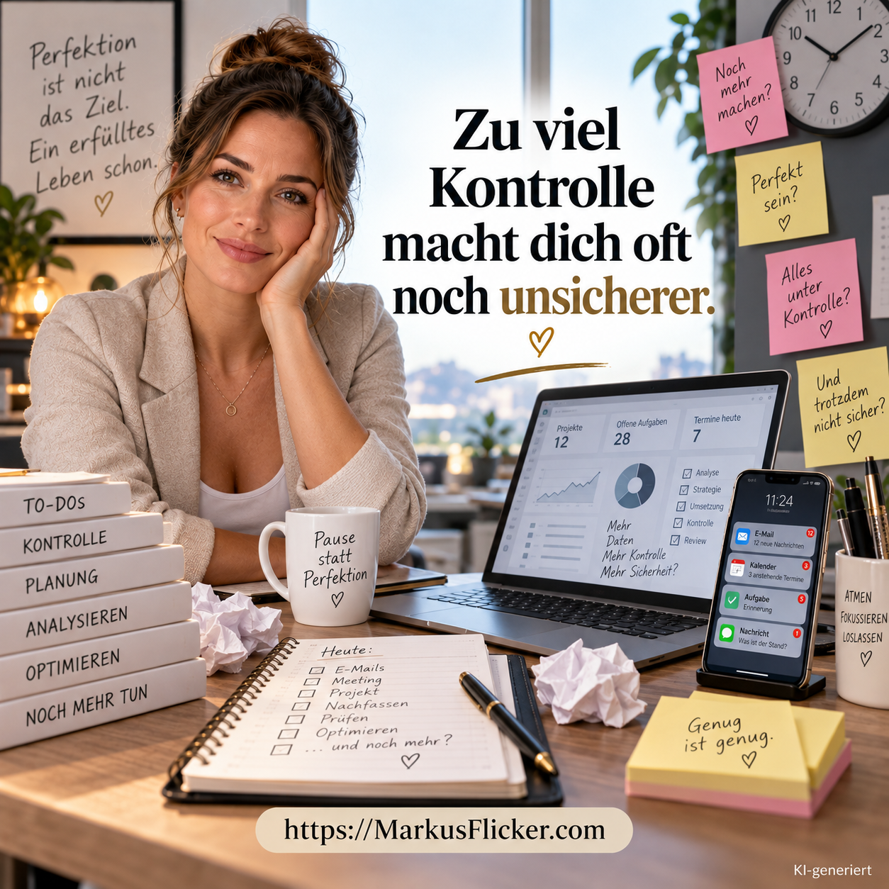 Warum Kontrolle oft das Gegenteil von Sicherheit erzeugt – und wie du dich in Business und privat wirklich effektiv organisierst Warum Kontrolle oft das Gegenteil von Sicherheit erzeugt – und wie du dich in Business und privat wirklich effektiv organisierst