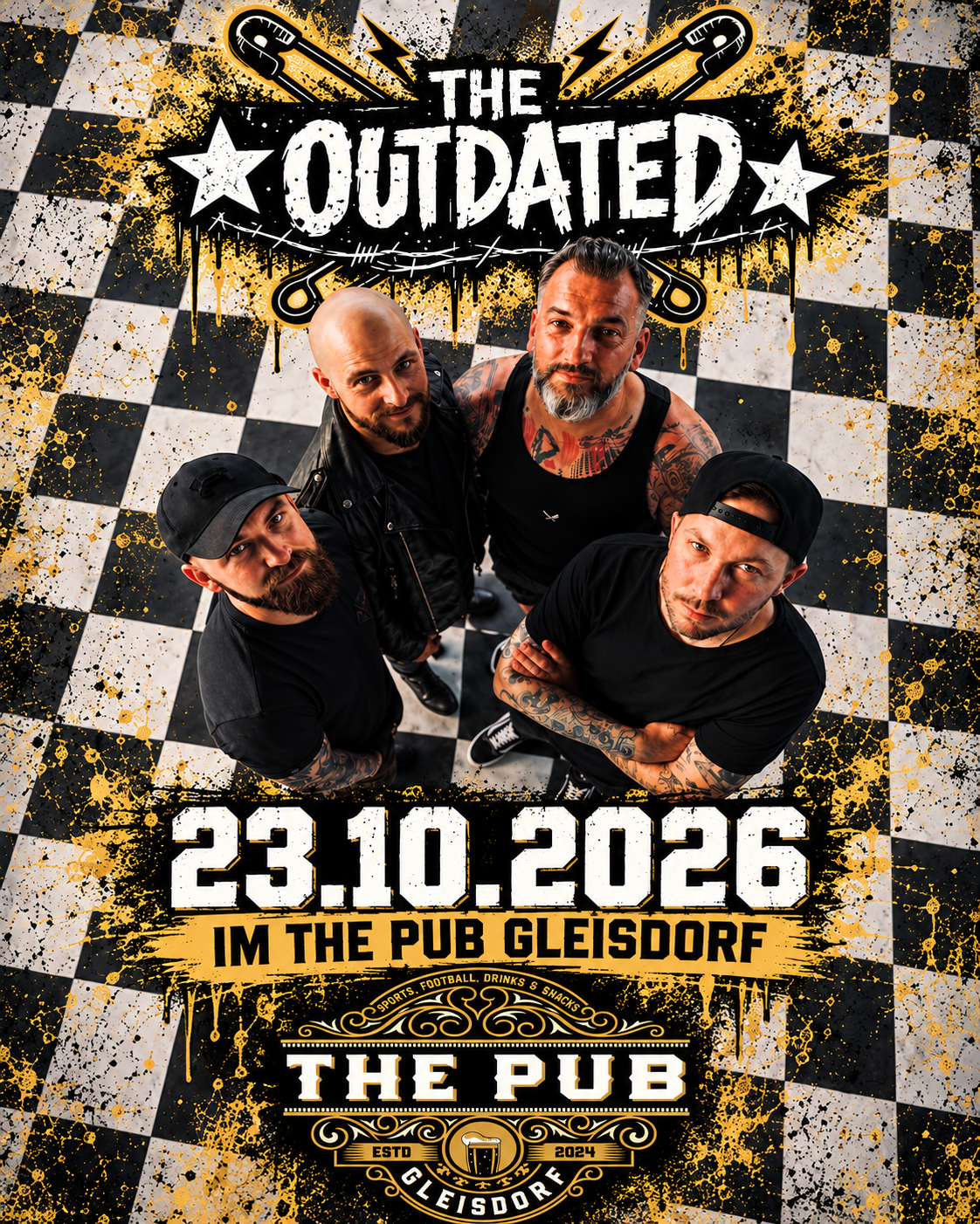 The Outdated live im The Pub Gleisdorf: Punkrock, Livemusik und Eventfotografie Du betrachtest gerade The Outdated live im The Pub Gleisdorf: Punkrock, Livemusik und Eventfotografie