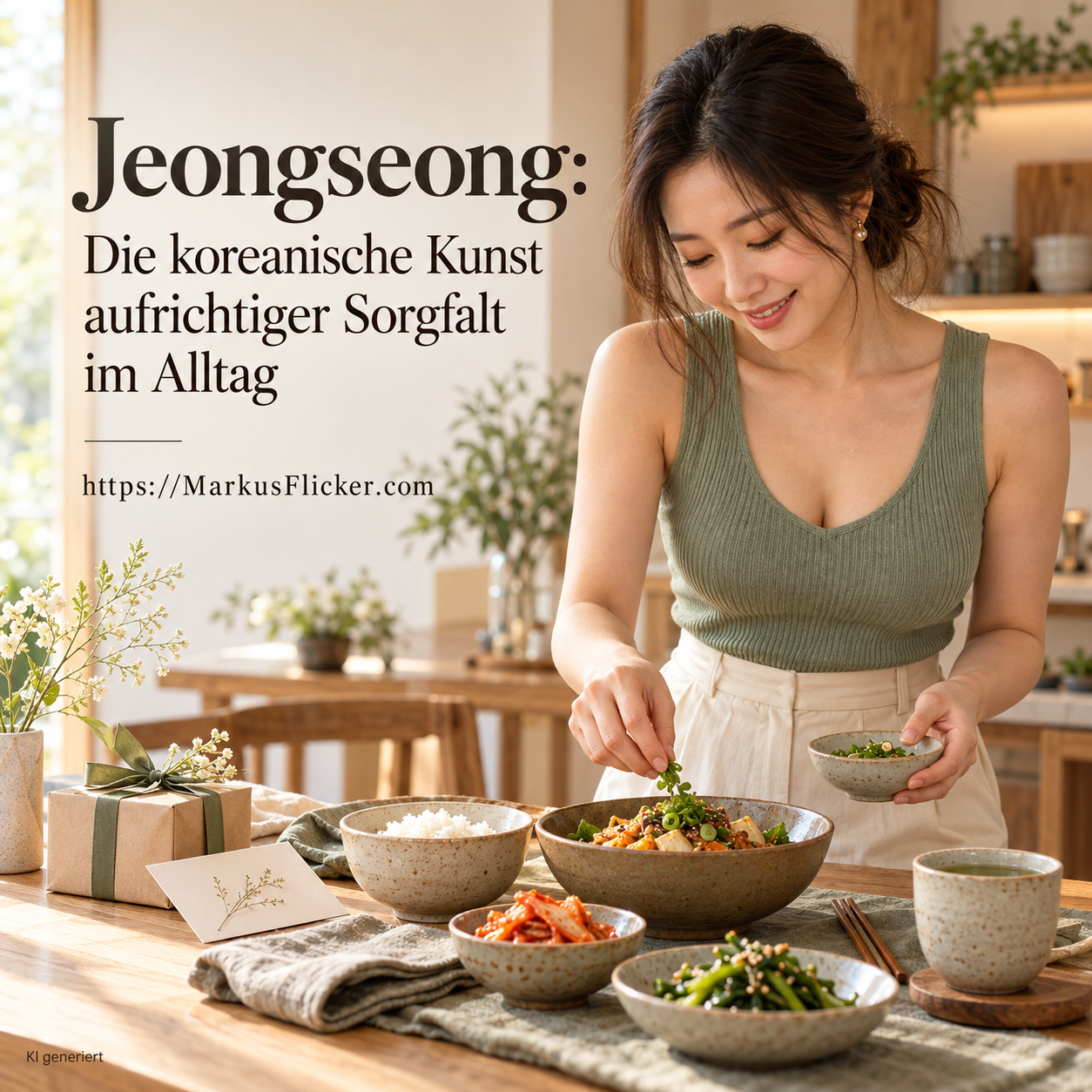 Mehr über den Artikel erfahren Jeongseong: Die koreanische Kunst aufrichtiger Sorgfalt im Alltag