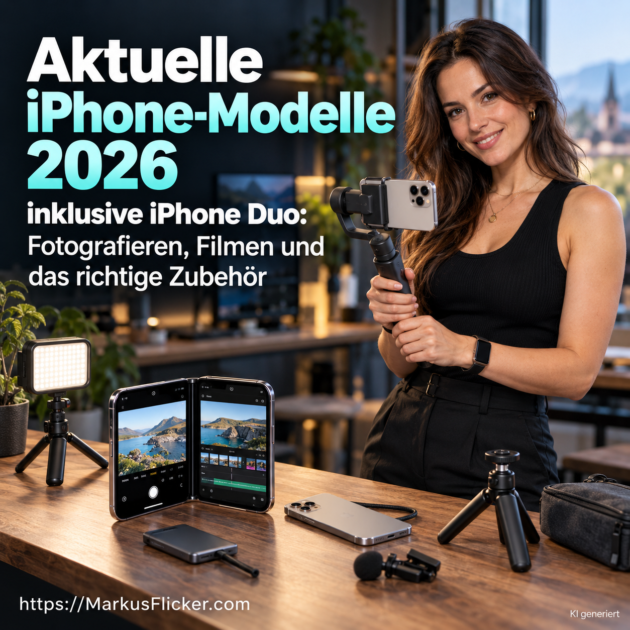 Du betrachtest gerade Aktuelle iPhone-Modelle 2026 inklusive iPhone Duo: Fotografieren, Filmen und das richtige Zubehör
